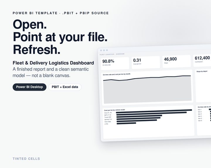 Fleet & Delivery Logistics Dashboard